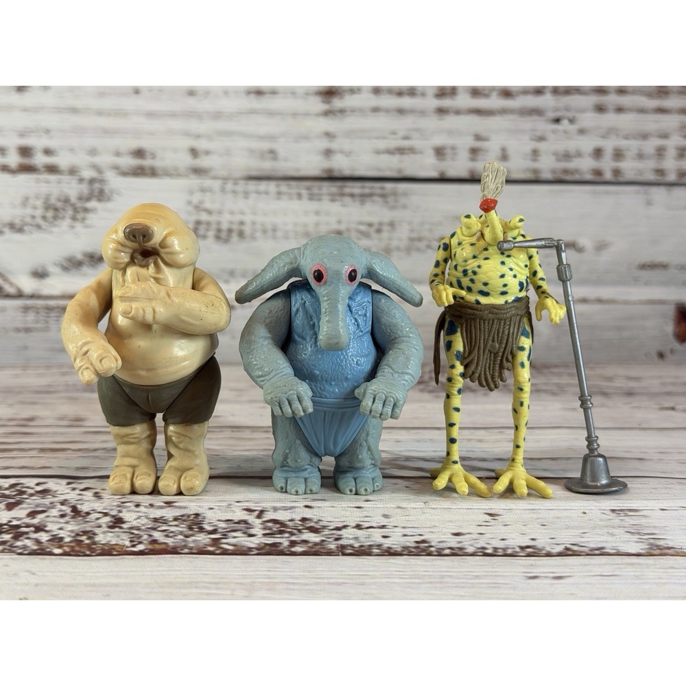 1983 Vintage Star Wars Max Rebo Band Sy Snootles Droopy McCool Kenner Figures